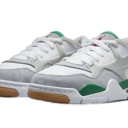 New Air Jordan 4 White&Green 