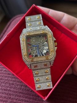 Fake Cartier Iced Out Watch
