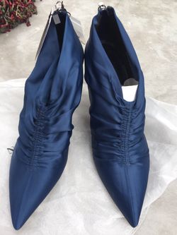 Zara booties / shoes blue size 8 New with tags