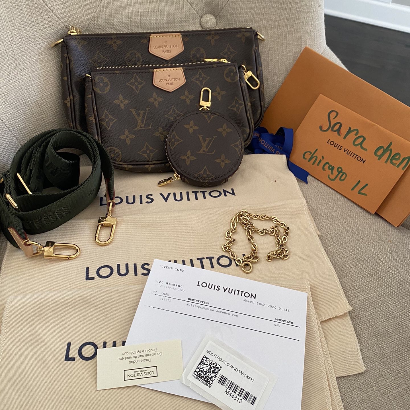 Louis Vuitton pre-owned Monogram Multi Pochette Crossbody Bag - Farfetch