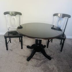 Dining Table With Two Chairs