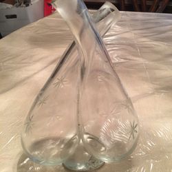 Antique Glass Oil And Vinaigrette Bottle Cruet