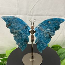 Crystal Blue Apatite Wings