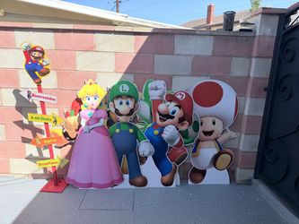 Super Mario Party Cardboard Cutout Set