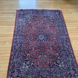 Antique Persian Rug - 3’7” x 5’2” - (100% HANDMADE) 