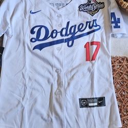 Dodgers Ohtani 2025 World Series Jersey Home White