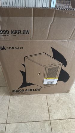 Corsair 4000D airflow mid-tower pc case (black)
