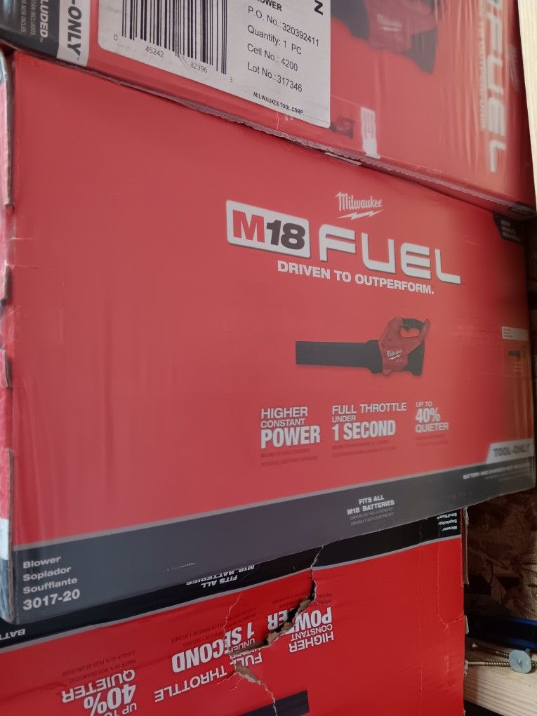 Milwaukee New Blower 18M Fuel Brushless