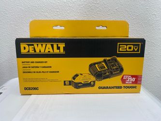Dewalt 6AH battery n 6amp charger kit