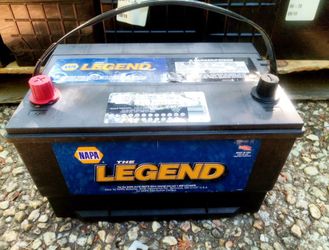 NAPA LEGEND Group 65 car truck battery perfect condition