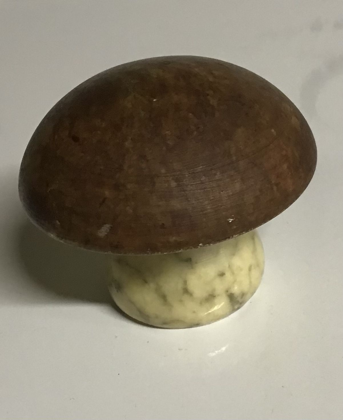 Marble Mushroom Paperweight 