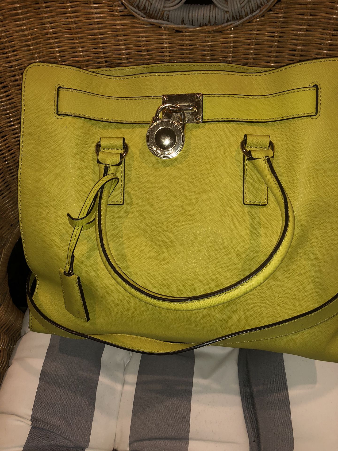 Michael Kors Bag With Functional Lock And Key