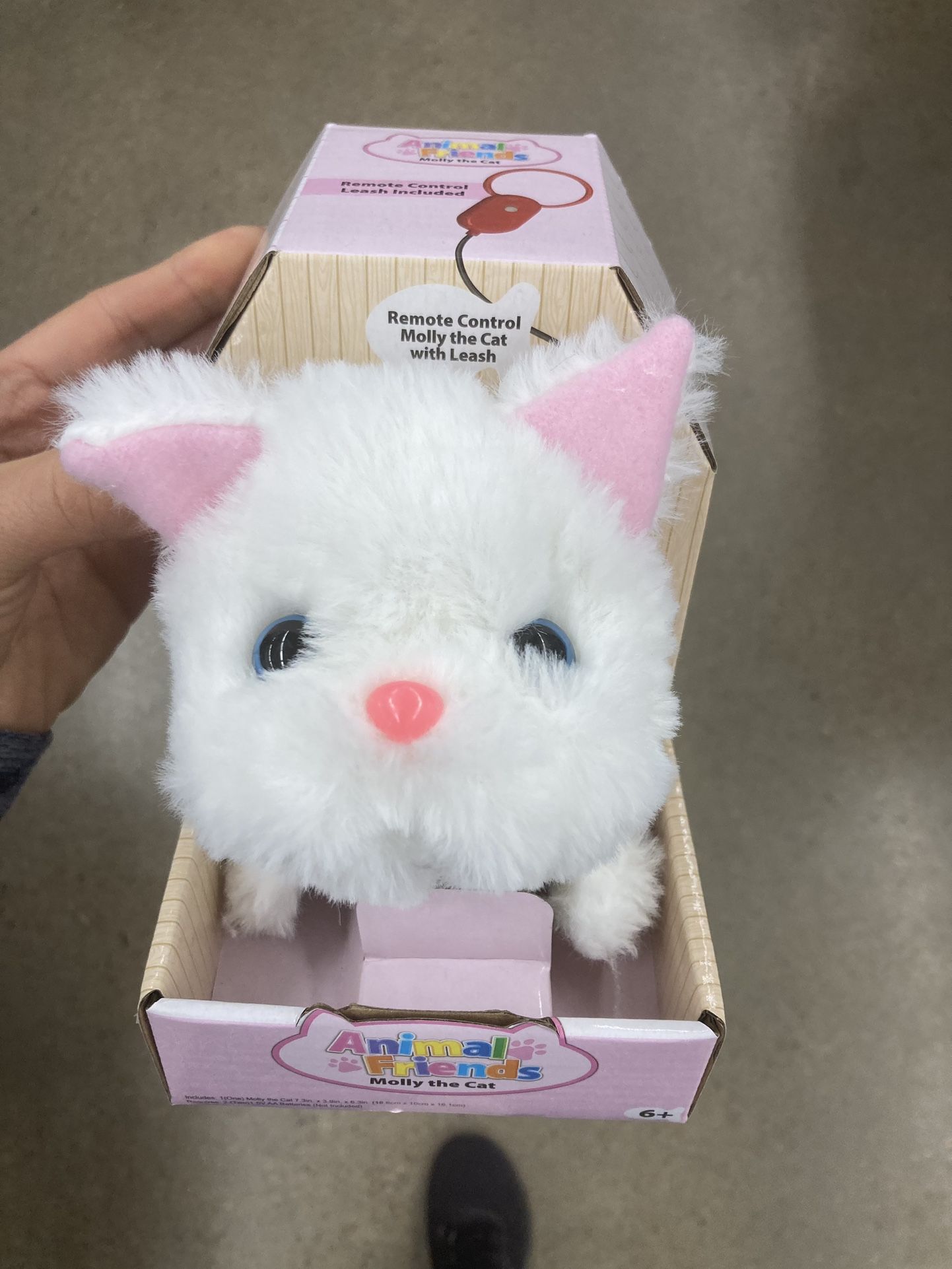 NWT Remote Control Cat With Leash