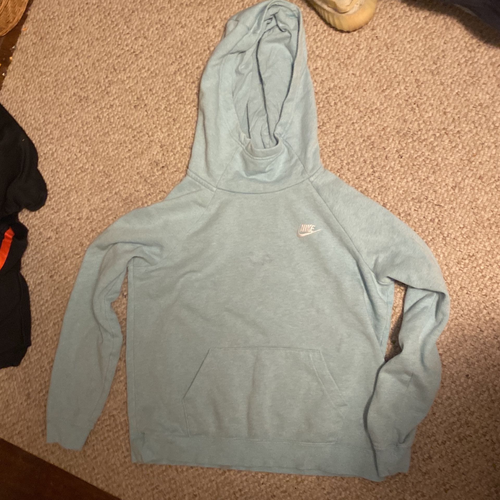 Nike Fleece Sweatshirt Women’s Medium Teal Light Blue