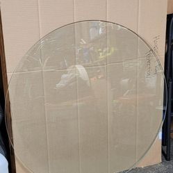 36" ROUND GLASS TABLE TOP