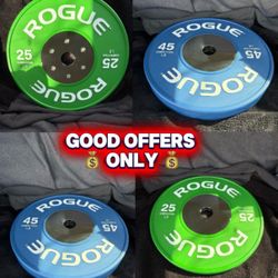 Rogue Weightlifting Plates (gym Equipment)