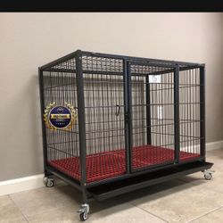 Dog Pet Cage Kennel Size 37” Medium With Grid And Tray New In Box 📦 