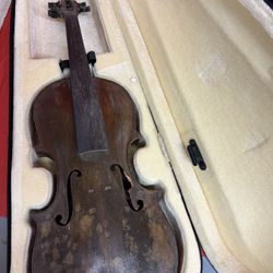 1(contact info removed) HOPF Violin Needs Work Vintage Antique 