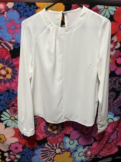 Shein White Blouse 