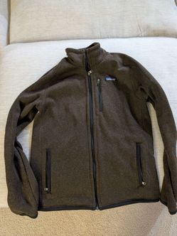 Patagonia zip up fleece - Size S, color brown