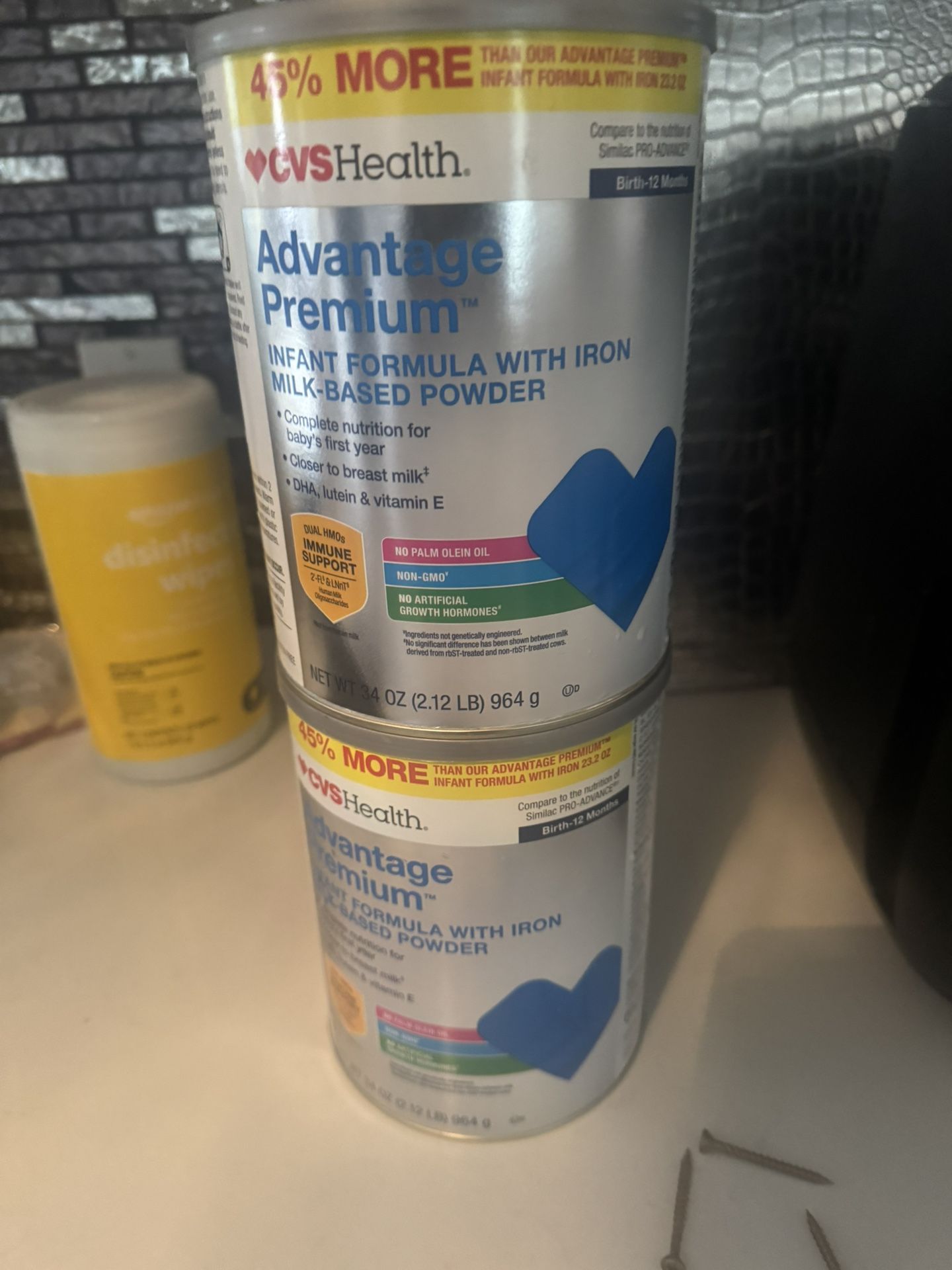 2 Large CVS Infant Formulas – 34oz Each – $70 for Both (Retail $90+)”