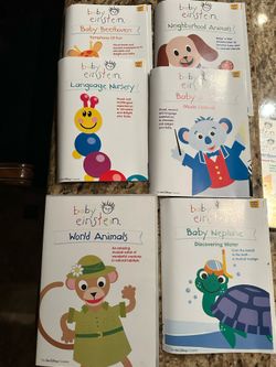 Set Of 8 Baby Einstein DVDs Videos 0-3 Years