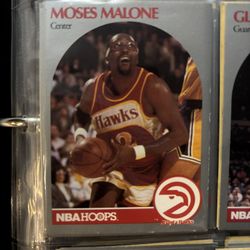 Moses Malone Atlanta Hawks Trading Card