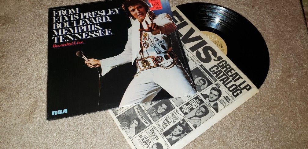 LIVE ELVIS LP - RCA APL-1-1506 - "FROM ELVIS PRESLEY BOULEVARD"

