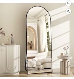 Full-Length Mirror - Black