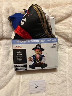 Baby Pirate/ Halloween/ Infant 0-6 months