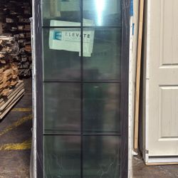 Picture Window $260 32x78 Black Outside And White Inside 