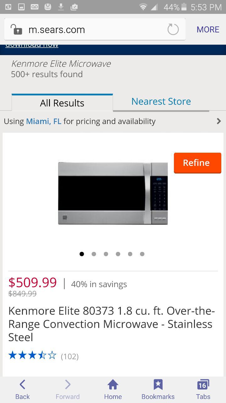 Kenmore Elite 80373 Over-the-Range Microwave Review - Reviewed