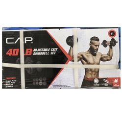 40lbs Adjustable Dumbbell Set