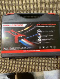 High Power Multi Function Jump Starter Kit in a Carrying Case