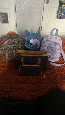 Mini Backpack And Purse