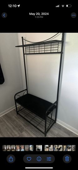 Cute Entryway Coat Rack And Shoe Storage