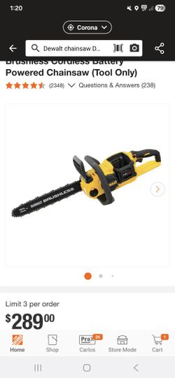 Chainsaw Dewalt