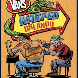 Warped Tour Ticket - 2 Day GA 🎟️ 