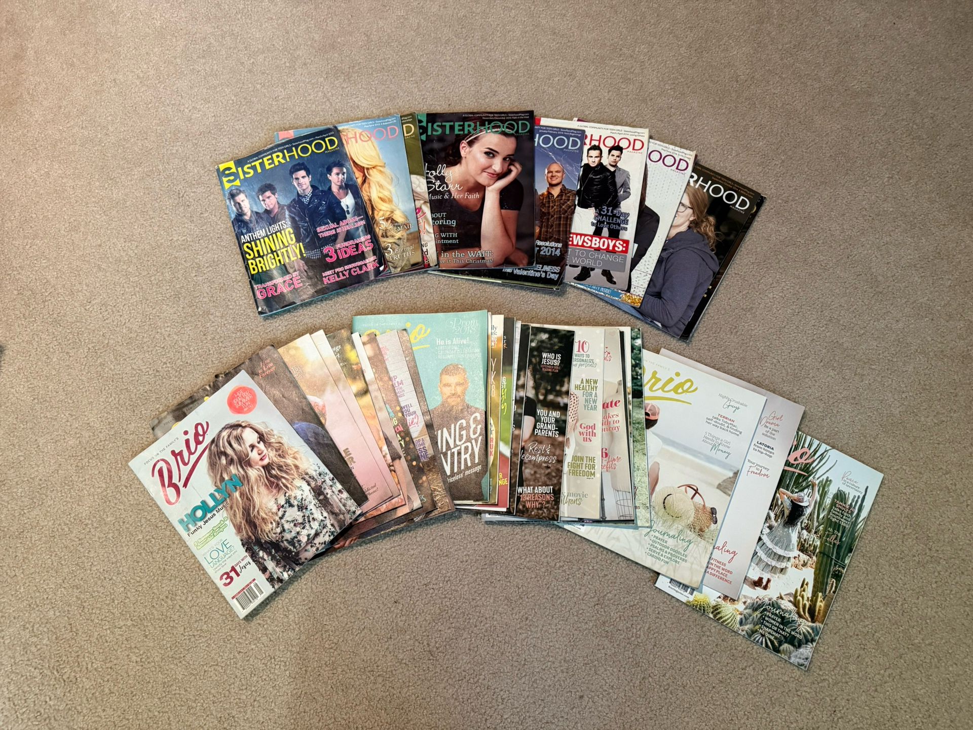 Sisterhood & Brio Christian Magazines Lot Of 35