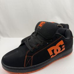 NEW DC Men's Gaveler Skateboard Shoes - Black/Orange - Size 12 - NEVER WORN
