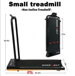 OVER SELF Walking pad Treadmill, 6.2MPH Portable Folding Treadmill with Handle Remote Control, Under Desk Treadmill Easy Storage Home Gym Fitness Equi