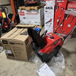 Brand new Toro power Clear 518ZR Snowblower. 
$449