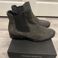 Men Leather Chelsea Boots 8.5
