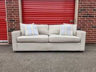 Room & Board Metro 88" Light Gray Sofa *Delivery Available*