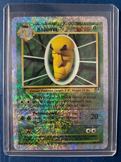 Kakuna reverse Holo Pokémon Card 50/110
