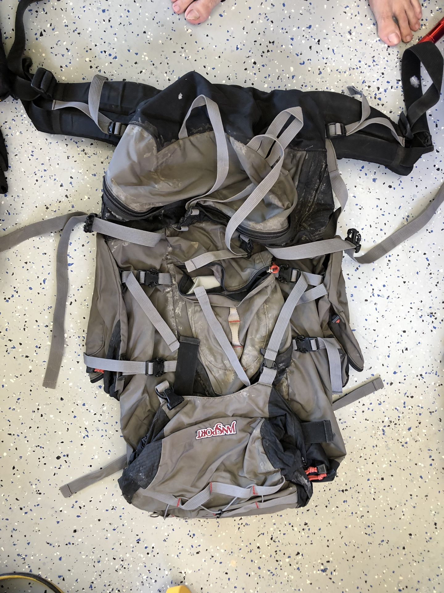 Backpacking backpack Jansport