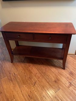 Wood Console Table