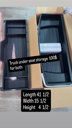 Truck under seat  storage