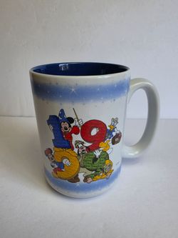 Disney 1999 Remember The Past Celebrate The Future 14 oz. Ceramic Mug