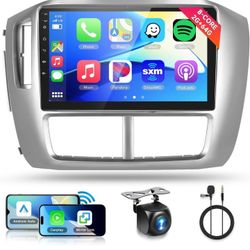 8Core 2+64G Car Stereo for Honda Pilot 2006 2007 2008 Wireless Carplay Android Auto,9 inch 1280 * 720P IPS Touch Screen Radio, Android/GPS/WiFi/32band